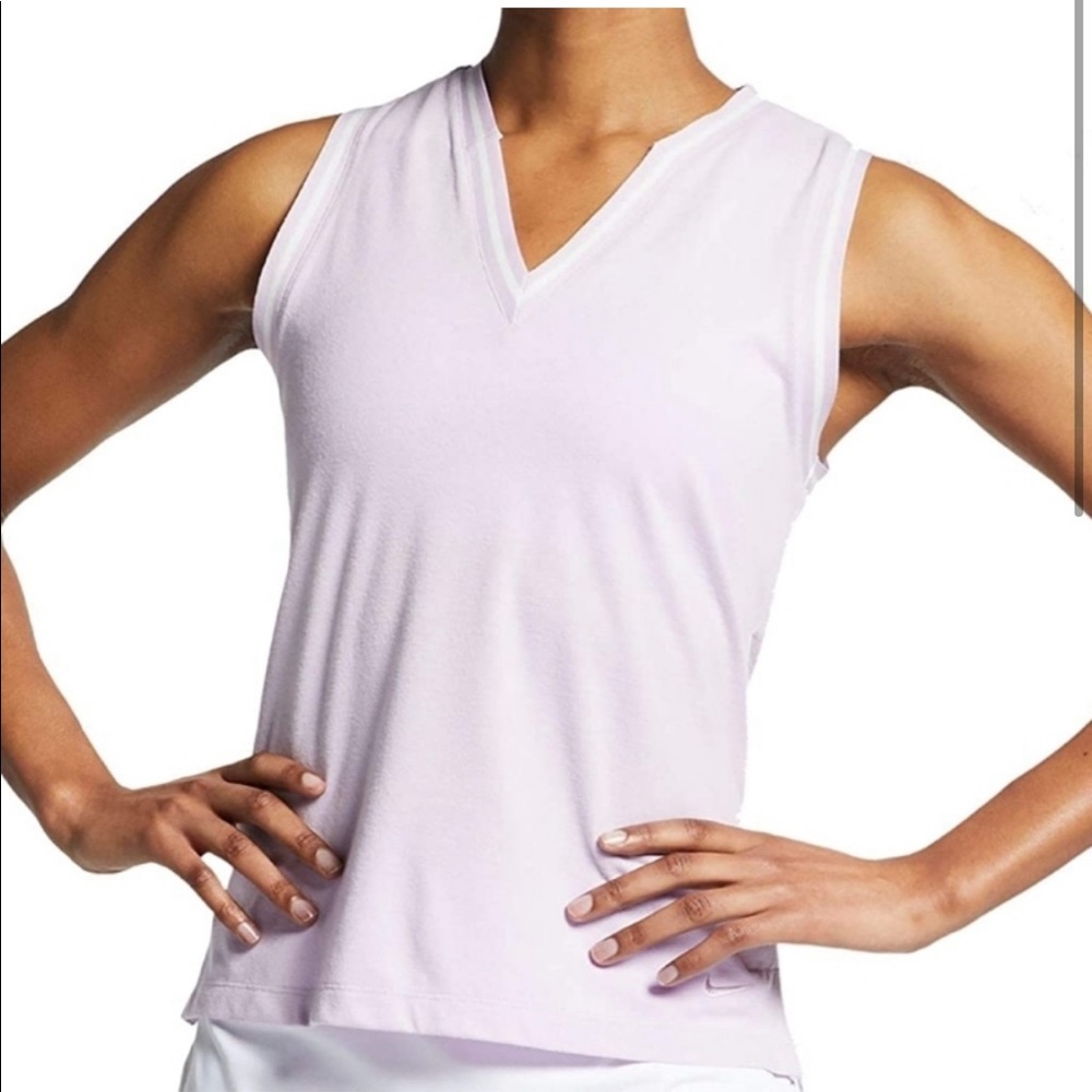NWT Nike lilac golf tank